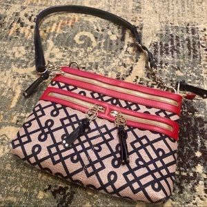 Spartina 449 | Linen and Leather Crossbody